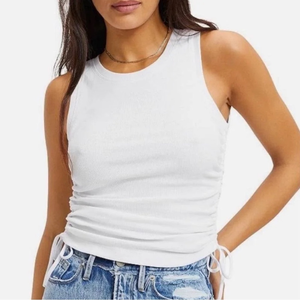 Good American Drawstring Tank